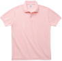 鹿の子ポケット無しポロシャツのカラー011（ピンク）